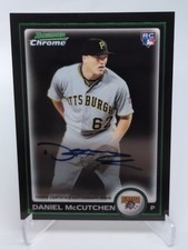 2010 Bowman Chrome Daniel McCutchen Rookie Autograph Pittsburgh Pirates Card 214. rookie card picture