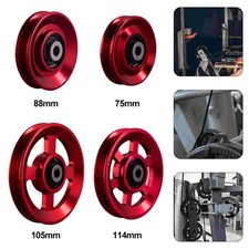 75mm-114mmAluminum Alloy Bearing Pulley Wheel Cable Gym Fitness Equipment