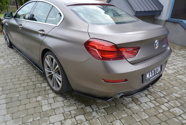 Maxton Design Diffusor Heckansatz Passend FüR BMW 6Er Gran Coupe Schwarz Hochgla-image
