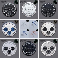32.5mm Green Luminous Dial with Logo For VK63...