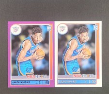 2021 Panini NBA Hoops Purple Aaron Wiggins Rookie Oklahoma City Thunder #247 Lot