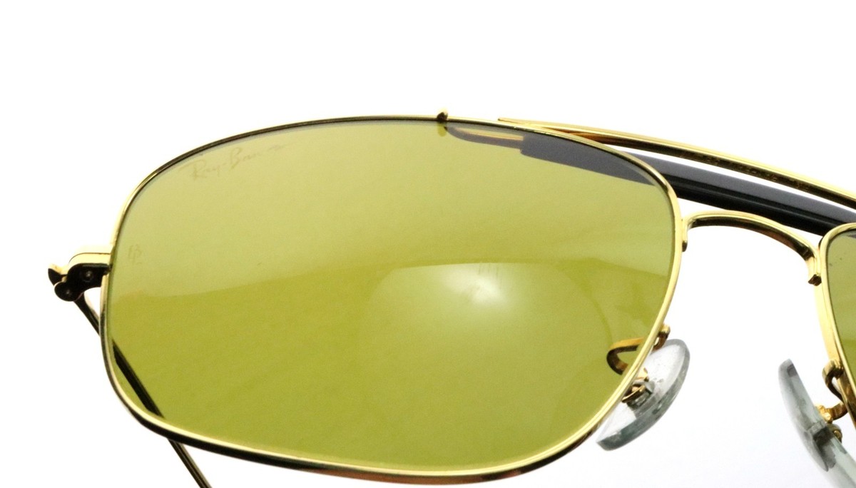 Vintage RAY-BAN B&L Explorer W1699 NYAS 58mm Gold Aviator Chromax