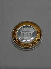 Gold Country Motor Inn .999 Silver Strike $10 Casino Gaming Token RH-17