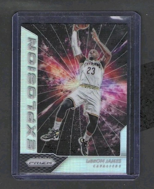2016-17 Prizm Explosion Silver Lebron James No. 1!