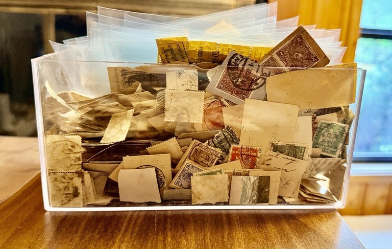 Huge Stamp Lot, Mostly German, Late 19th-early 20th Cent. Used, Cut Postals