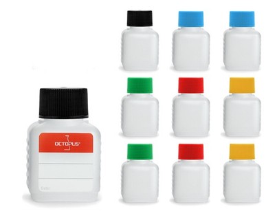 10x leere Plastikflaschen 50ml Kunststoffflaschen HDPE Plastik Leerflaschen