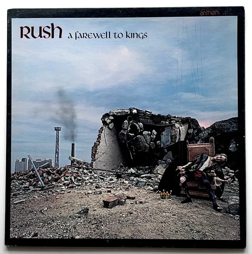 Vtg 1977 RUSH Album FAREWELL TO KINGS Vinyl 1ST PRESSING Record Lp OG NEAR MINT!