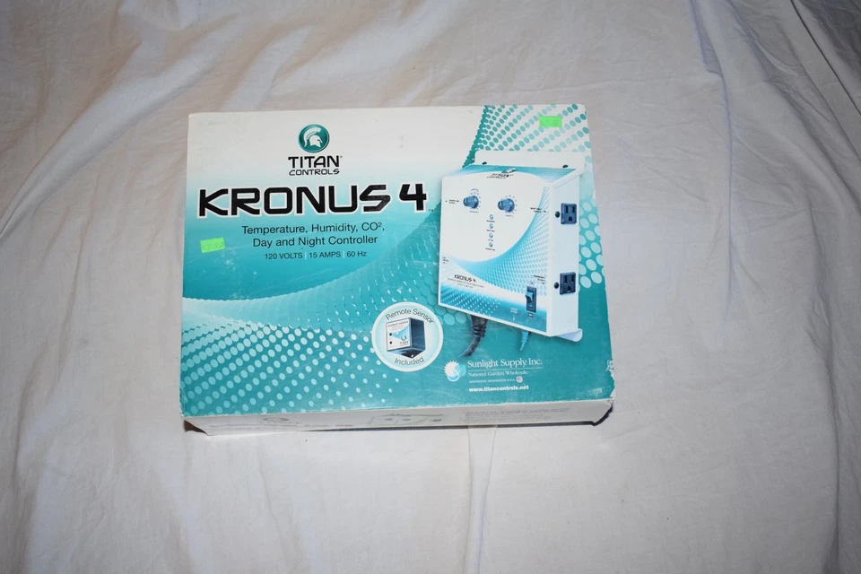 Controlador de humedad y CO2 Titan Controls Kronus 4 temperaturas Foto 2 de 4