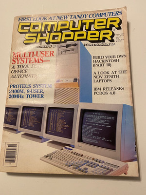 October 1988 edition of Computer Shopper magazine