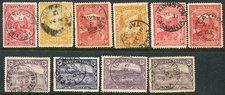 TASMANIA (25738): selection postmark/cancels stamps