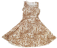 LuLaRoe Womens Dress Size 2XL Nicki Leopard Cheetah Tank Pockets 2X XXL NWT