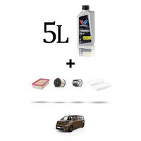 Hoffcar Wartungsset 4 Filter Und 5L ÖL FüR Toyota Proace Ii 2.0 D 180 130KW