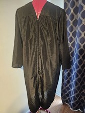 Jostens Academic Collection Black Polyester Graduation Gown 5'4"-5'6"