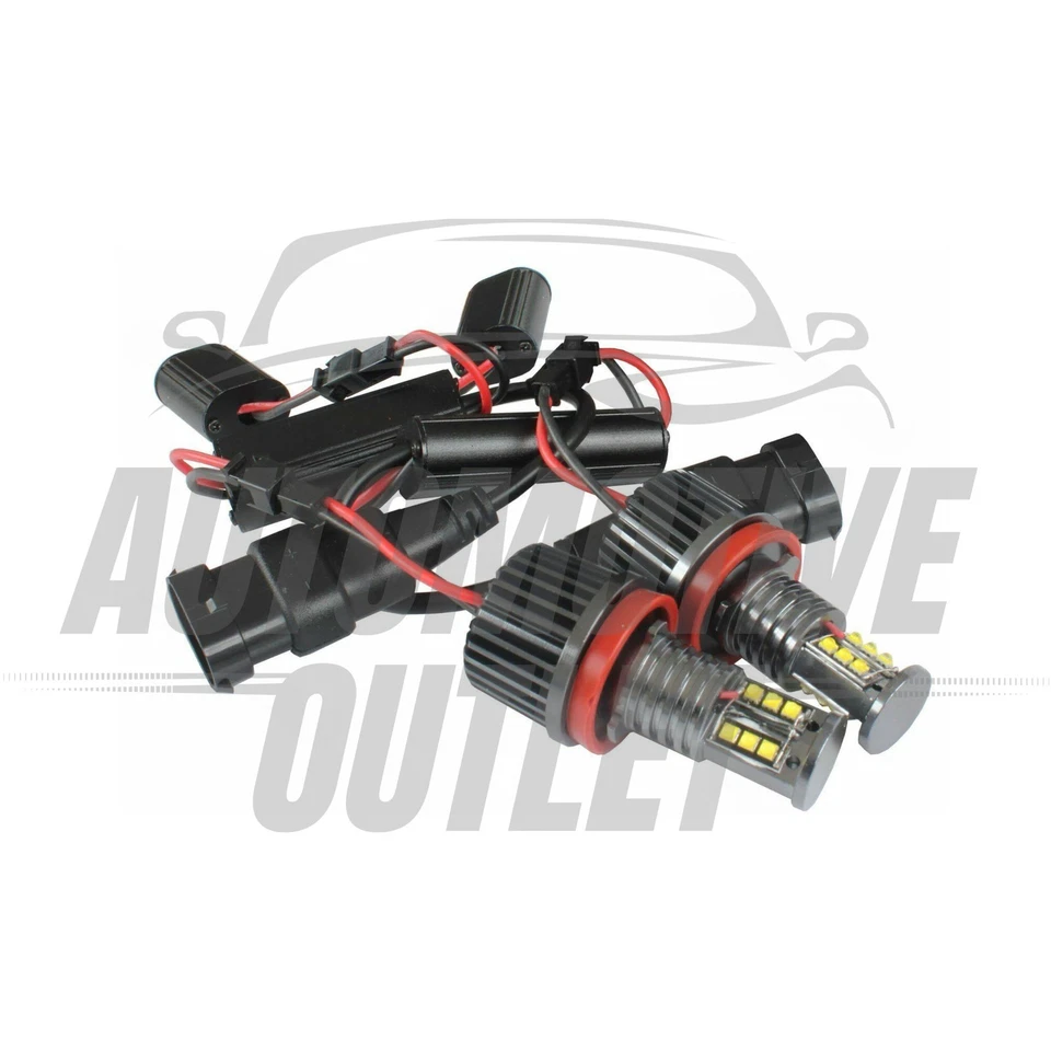 ANGEL EYES HALO HEAD LIGHT H8 BULB CANBUS LED FOR BMW 3-SERIES E90 E91 E92 E93 - Image 4 of 4