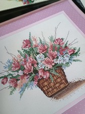 Open Kit Bucilla Garden Flowers Needlepoint 40344 No Needle