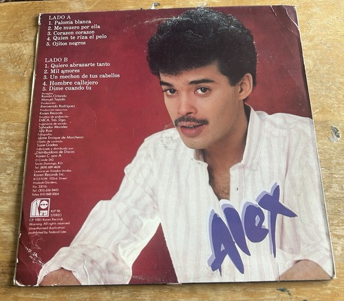 ALEX BUENO Orquesta Liberacion LP Vinyl Record 1986 DR Press Karen KLP 96 - Picture 5 of 7