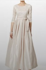 Jessica Howard Champagne evening gown size 16W Mother Of The Bride