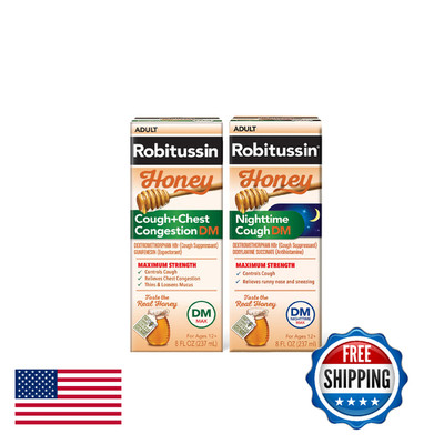 Robitussin Honey DM Max Cough & Chest Congestion Adult Day & Night Value Pack