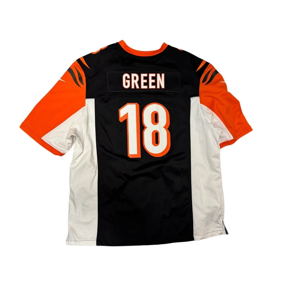 Nike On Field A.J. Camiseta verde #18 Cincinnati Bengals NFL talla 2XL XXL Foto 2 de 4