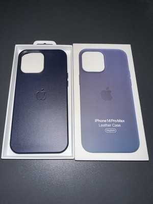 iPhone 14 Pro Max Lether Case - Darkblue mit MagSafe