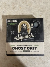 Dr Squatch Call Of Duty Ghost Grit Limited Edition Bar Soap Heavy Grit