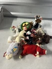 Vintage Beanie Baby Farm Animal Lot of 10 with Tags