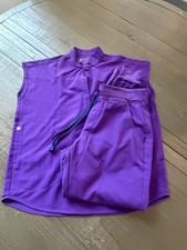 FIGS Scrub Set XS TOP Digital Grape Rafaela Top Zamora Jogger Pants MD M