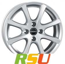 Borbet LV4 crystal silver 5.5x15" ET35 LK4 98 ML 64 Alufelgen 15 Zoll