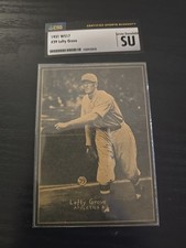 1931 W517 #39 Lefty Grove Philadelphia Athletics Card HOF Poor Hand Cut