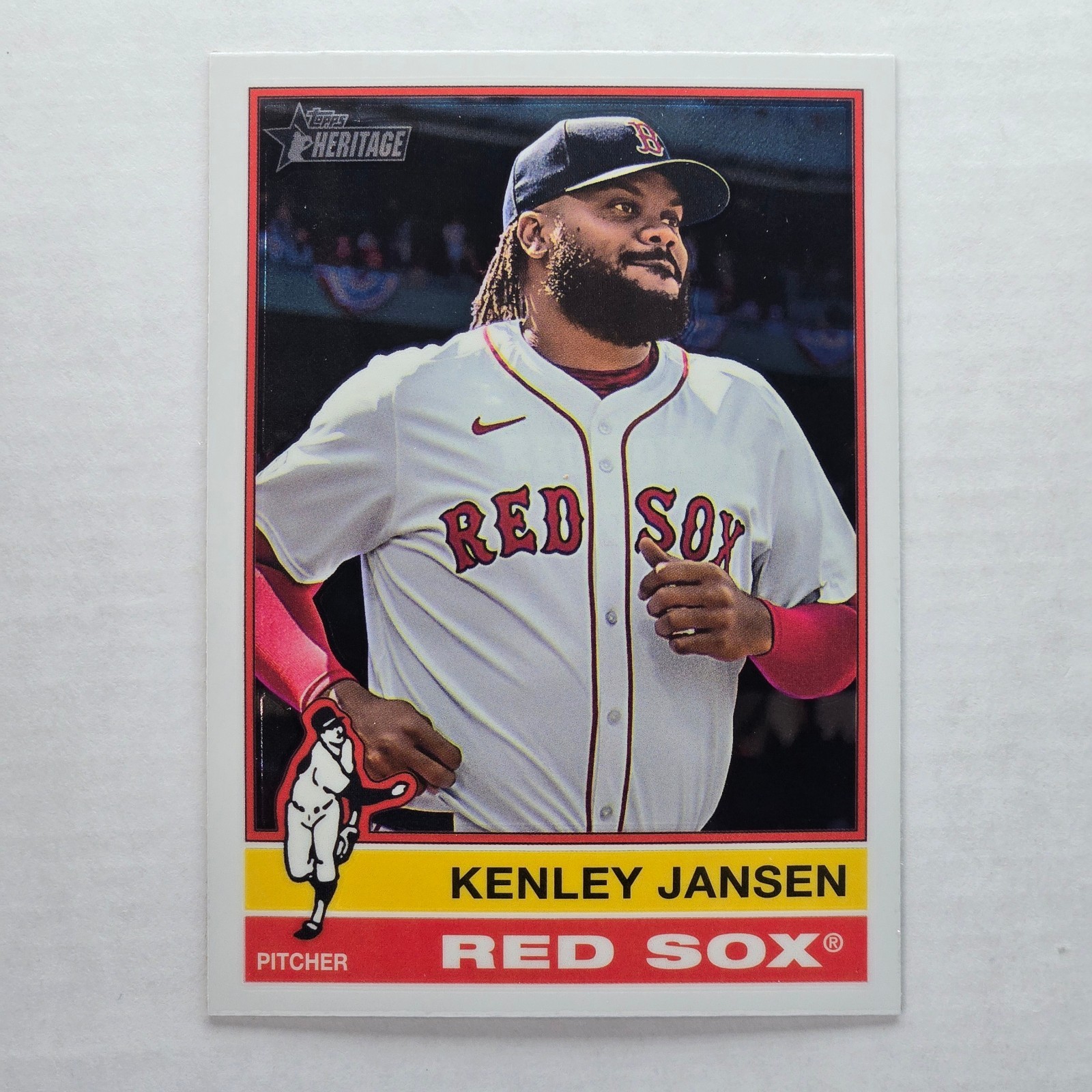 2025 Topps Heritage Kenley Jansen #325 Chrome Boston Red Sox