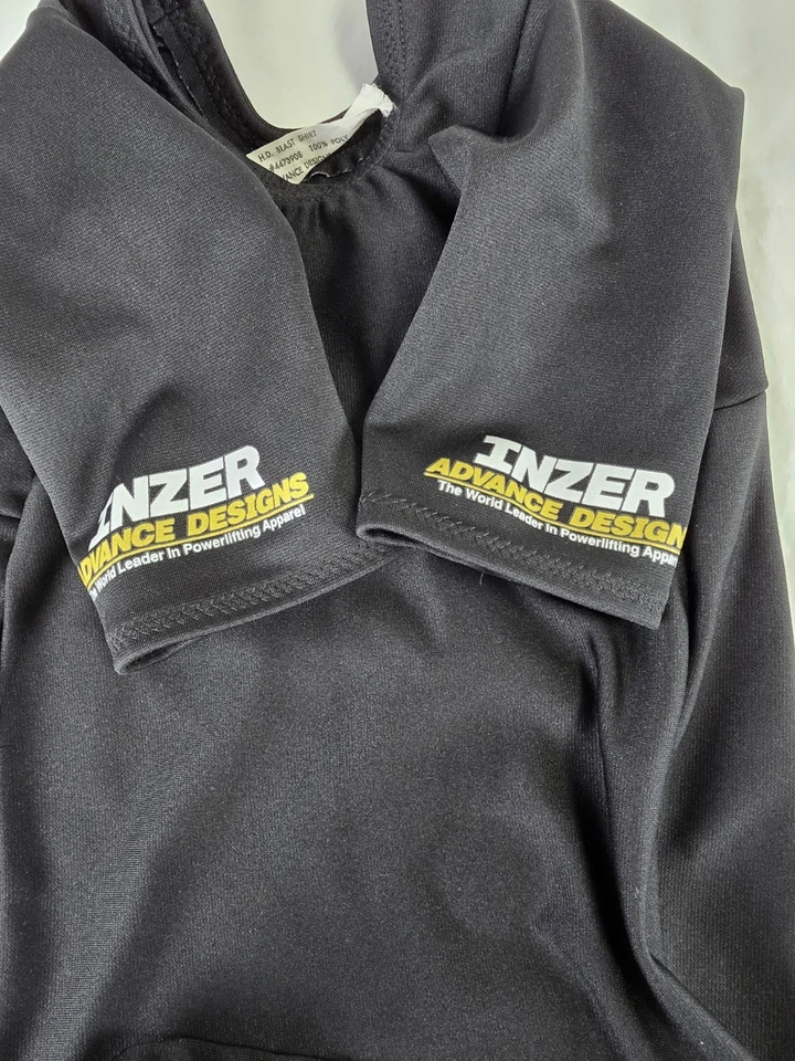 Inzer H.D. (Heavy Duty) Bench Shirt 26 Black Very Small Kid Size Polyester - Image 4 of 4