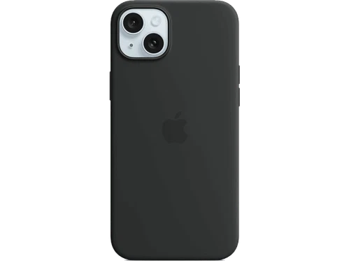 Apple Funda de silicona con MagSafe para iPhone 15 Plus, Negro - Imagen 1 de 1