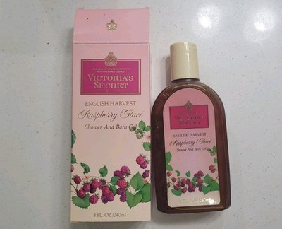 VTG  1988 Victoria s Secret Raspberry Glace Shower Bath Gel 8oz Rare Boxed NOS 