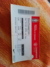 Manchester United v Southampton 19.10.2013 Ticket