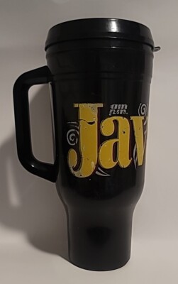 Aladdin am pm 28 oz Java Jug Black Travel Mug Cup Tumbler | eBay