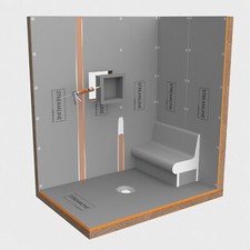 High-Quality Tile Backer Board 10-Pcs - Waterproof & Mold Resistant, 1/2" 3x5 ft