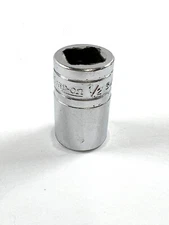 Snap On - 1/2" Drive 1/2" SAE, 8pt Double Square Shallow Socket (Damaged, SW416)