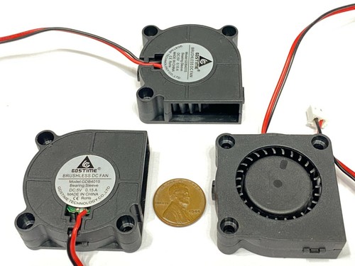 4 Pieces 5V Brushless 4015 Cooling Fan Blower 2pin 40mm x 15mm 4cm G34 - Picture 2 of 6