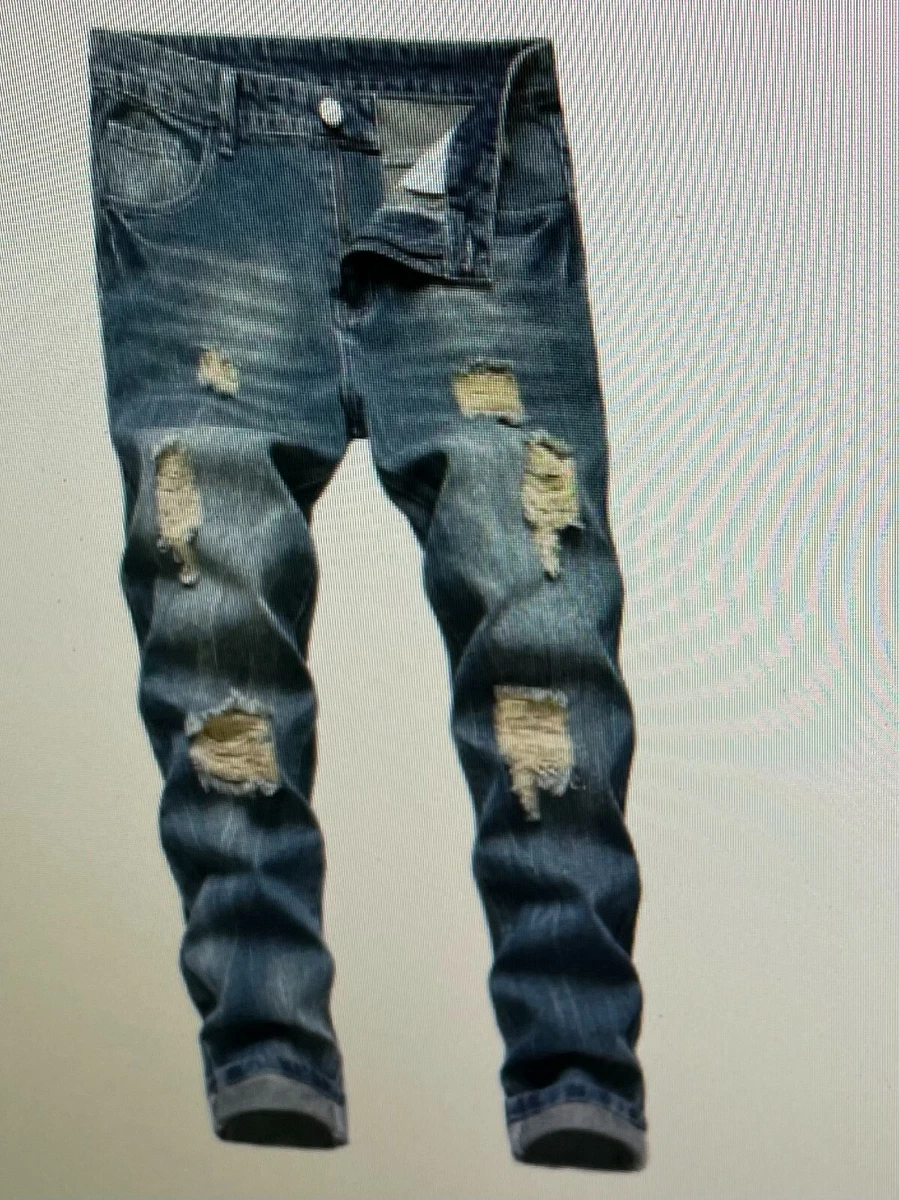 Guys destroyed jeans 2025