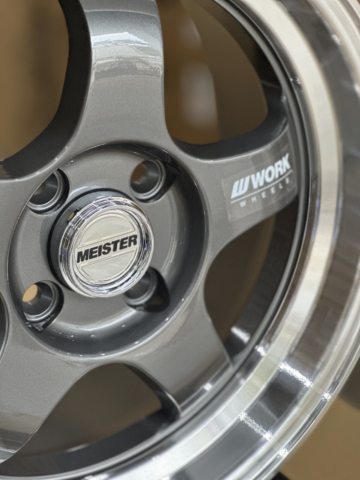 New 15x7 JS Work Meister S1 (4 Wheel) 4x100 fit HONDA TOYOTA KIA MAZDA ...