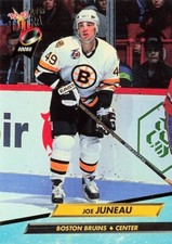 Joe Juneau Rookie Fleer Ultra 1992-93 NHL Hockey Card #4