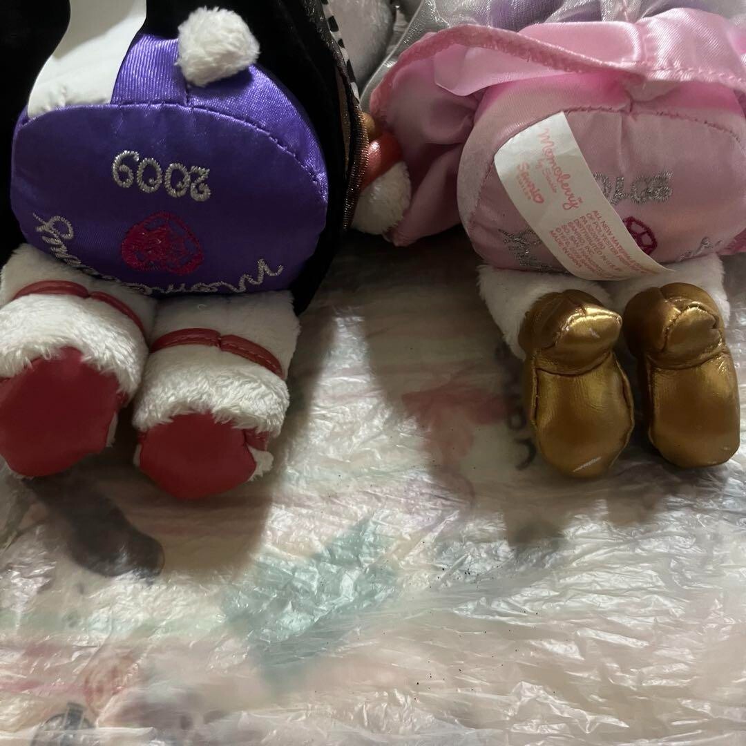 Hello Kitty Momoberry Plush Mascot lot of 5 Sanrio Limited Vintage