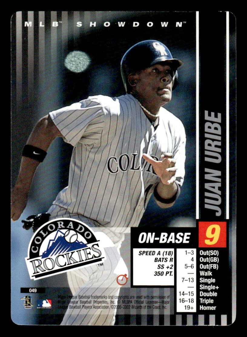 2002 MLB Showdown Trading Deadline #049 Juan Uribe