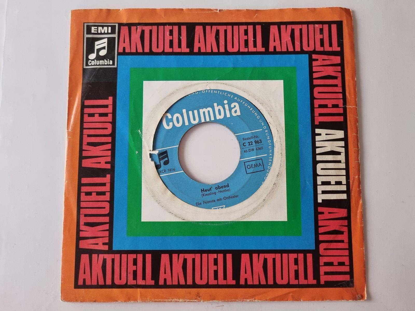 7"" Single Die Peanuts - Heut' abend/ Nagasaki Boy Vinyl Germany