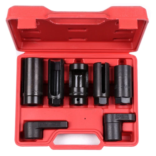 7Pcs Oxygen Sensor Socket Set Sensor Oil Pressure Sending Unit Removal Tool US - Picture 11 of 12