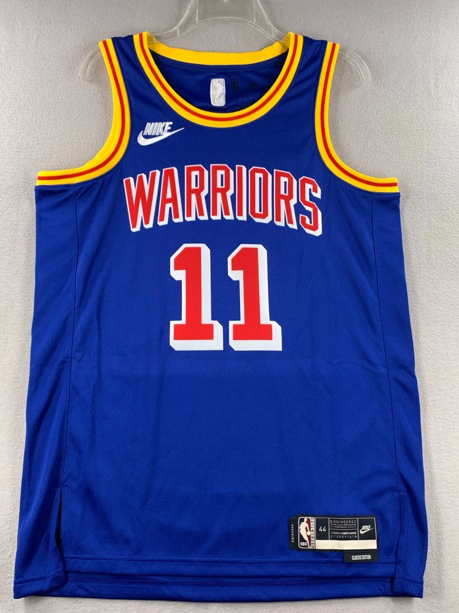 Nike Men's Golden State Warriors Klay Thompson #11 Blue Dri-Fit Swingman Jersey, Small