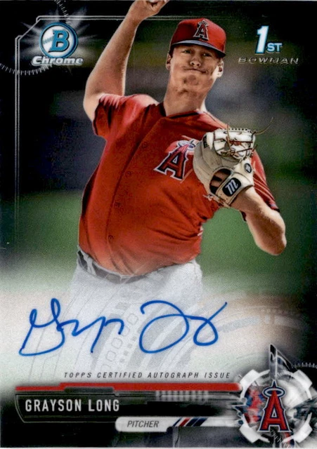 2017 Bowman Chrome #CPA-GL Grayson Long Auto