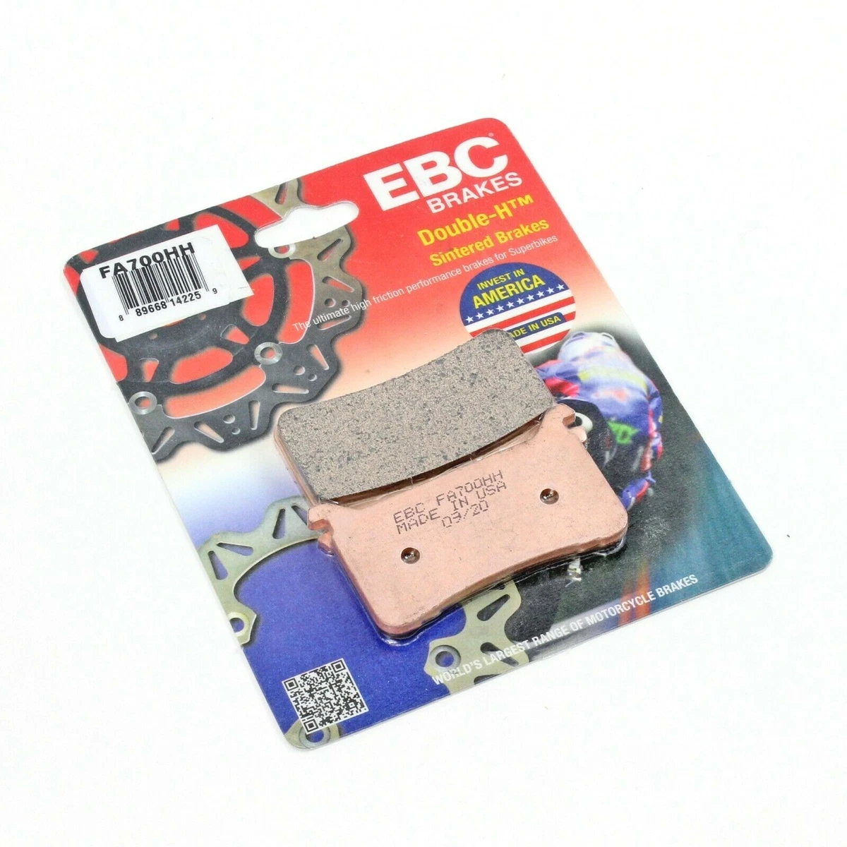 EBC Brake Pads HH Sintered for 2017 2020 Honda CBR1000RRA ABS