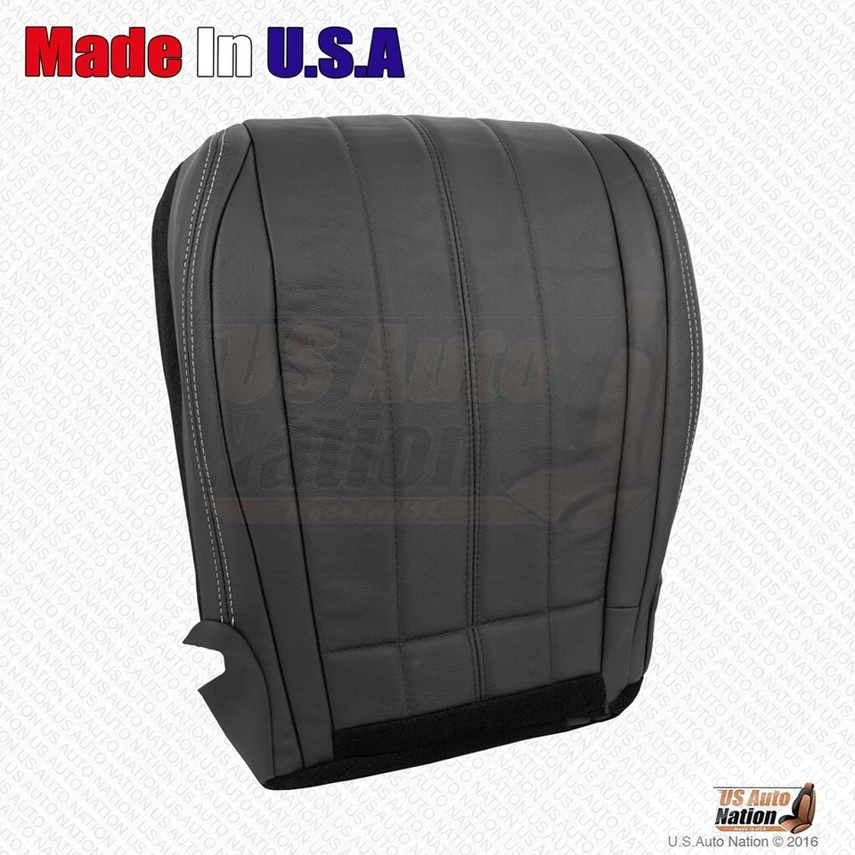 Cubierta de cuero genuino negra para Infiniti FX37 2013 para conductor y pasajero Foto 4 de 4