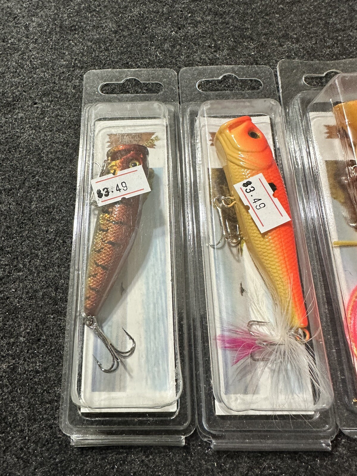 Nuthin Fancy Fishing Lure 8 Piece Lot, Poppers, Divers, Swim Baits, Rattles NICE - Image 4